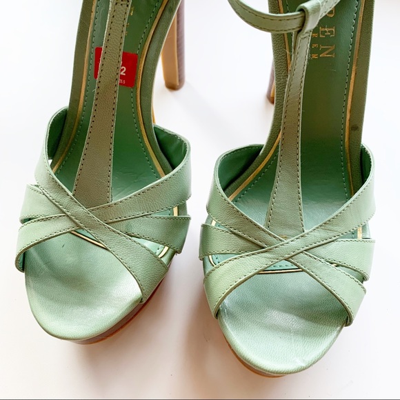 🛍SOLD 🛍Lauren by Ralph Lauren Frieda heels 6.5 - Picture 2 of 12